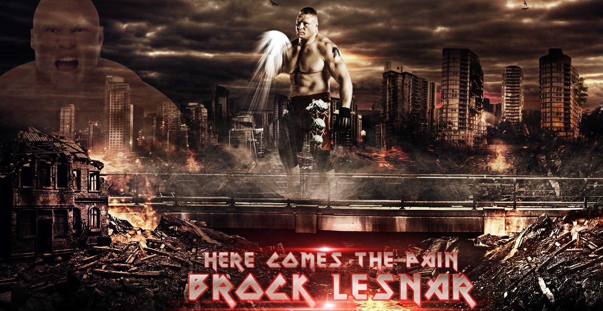 Here Comes The Pain - Brock Lesnar Wallpaper by xXMAGICxXxPOWERXx on DeviantArt Here Comes The Pain - Brock Lesnar Wallpaper by xXMAGICxXxPOWERXx on DeviantArt