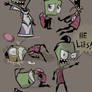 Zim doodles