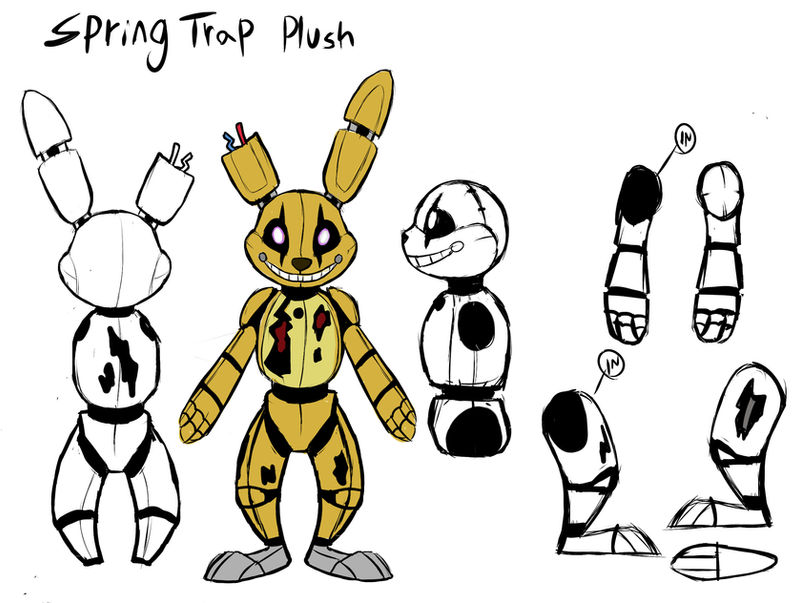 Spring Trap Plush Layout by Skeleion on DeviantArt