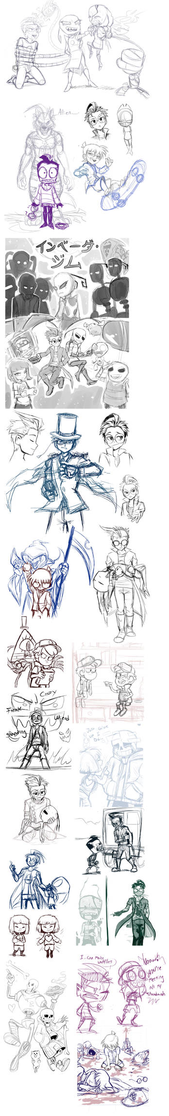 Fanart Sketch Dump