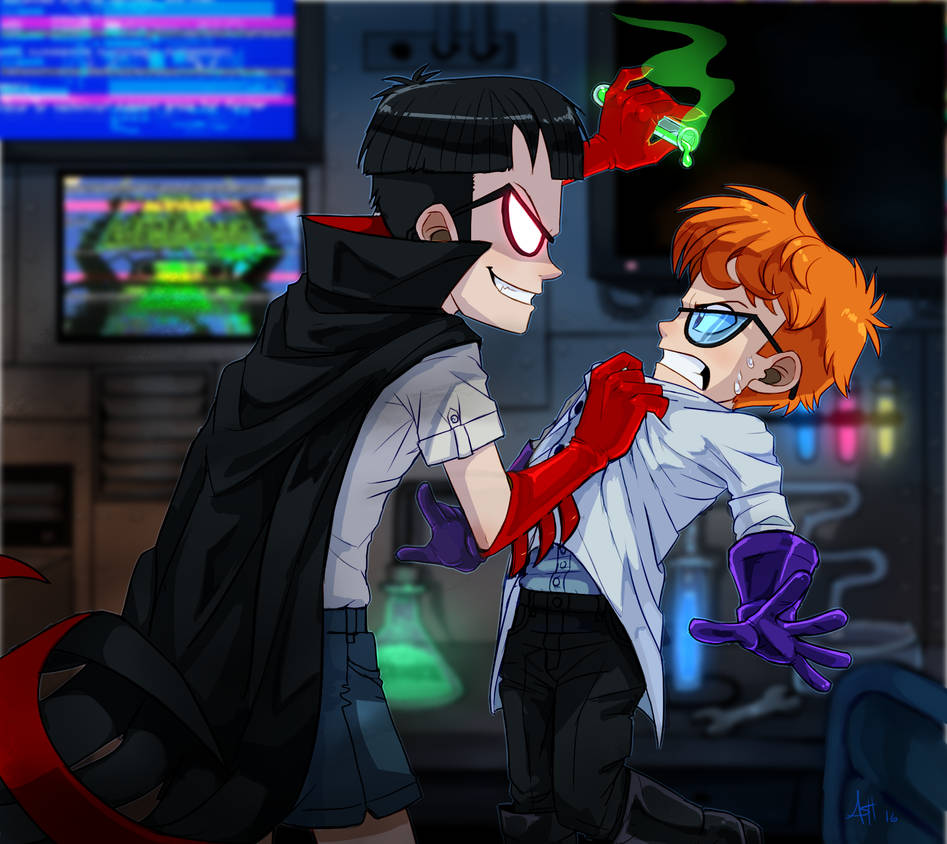 Mandark vs Dexter by Skeleion on DeviantArt