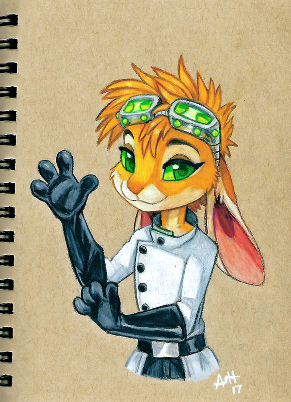 Prismacolor Bunbun by Skeleion