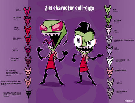 Zim's Canon colors