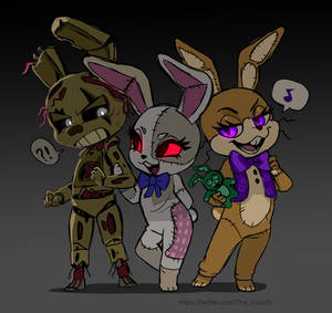 Springtrap Vanny and Glitchtrap