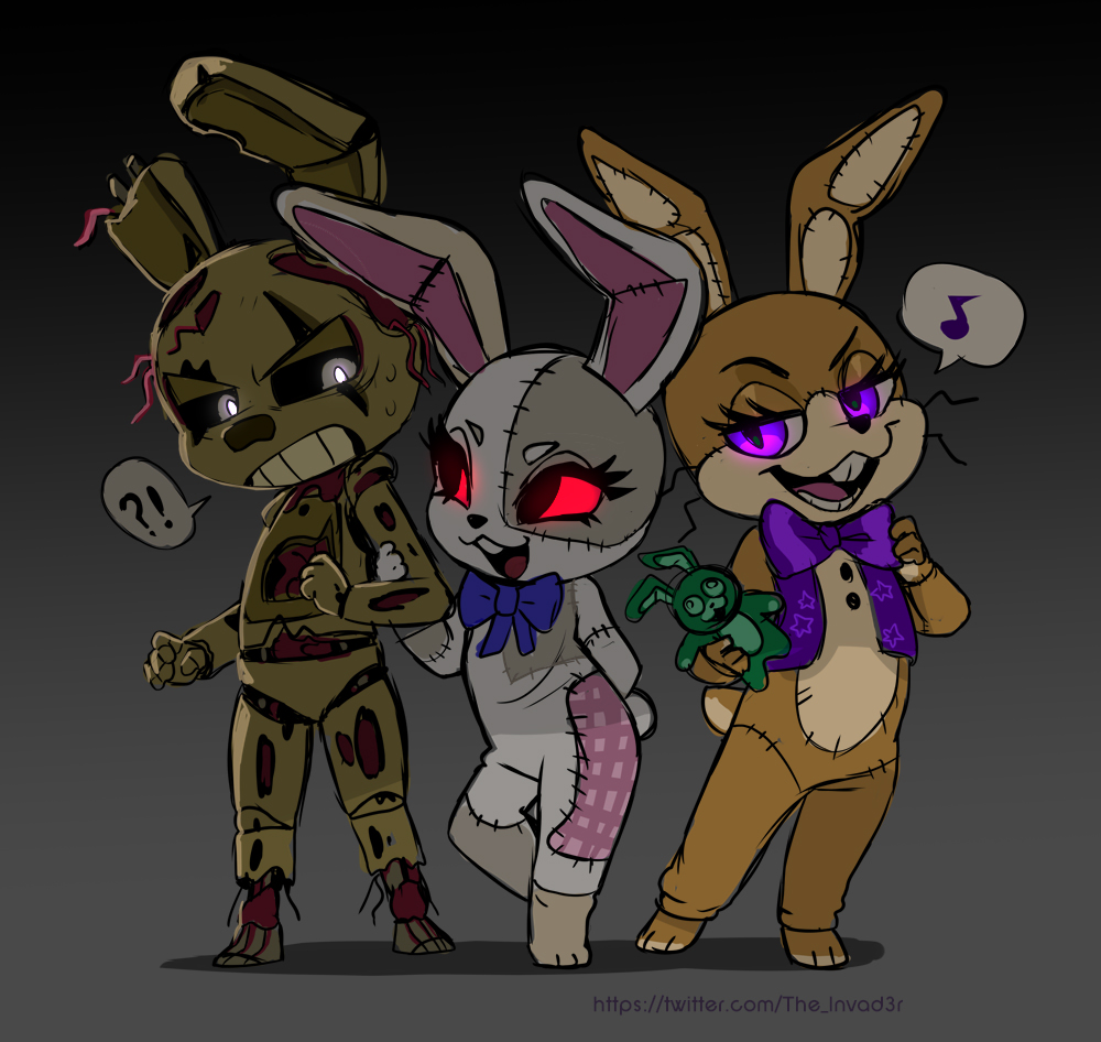 All Springtraps Names Springtrap Vanny and Glitchtrap by Skeleion on DeviantArt