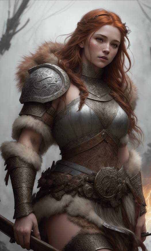 Viking Shield Maiden by Druna0156 on DeviantArt