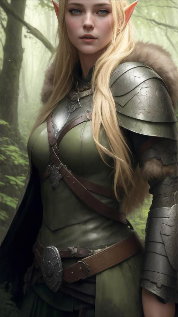 Elven Ranger by IonicAI on DeviantArt