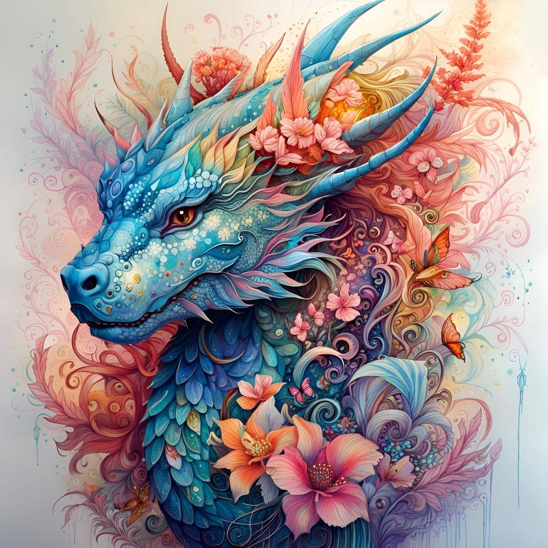 Summertime Dragon by IonicAI on DeviantArt