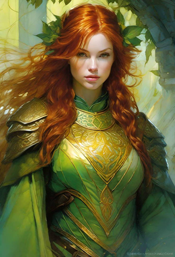 Druidic Priestess 1010 by IonicAI on DeviantArt