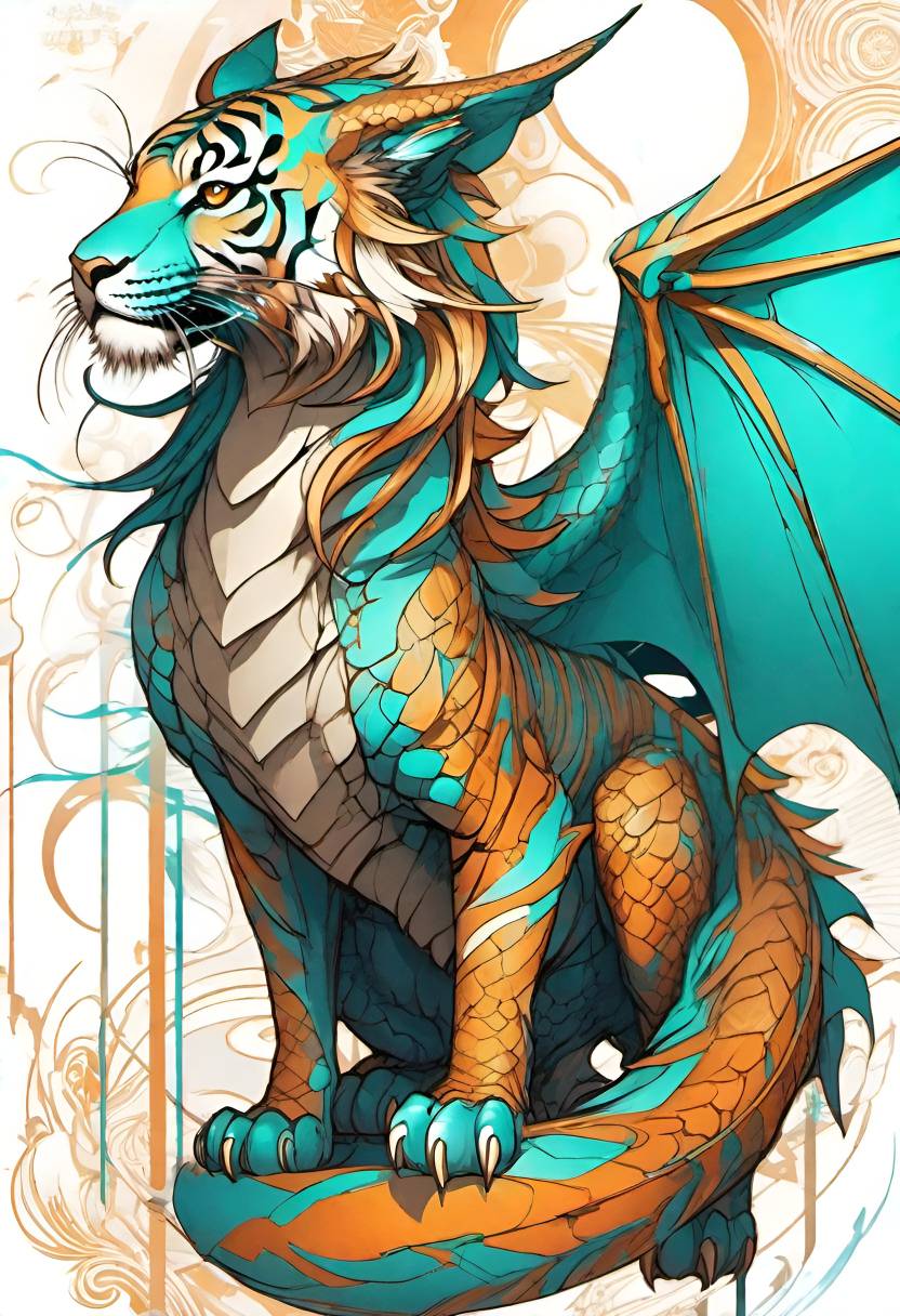 Tiger-Dragon by IonicAI on DeviantArt