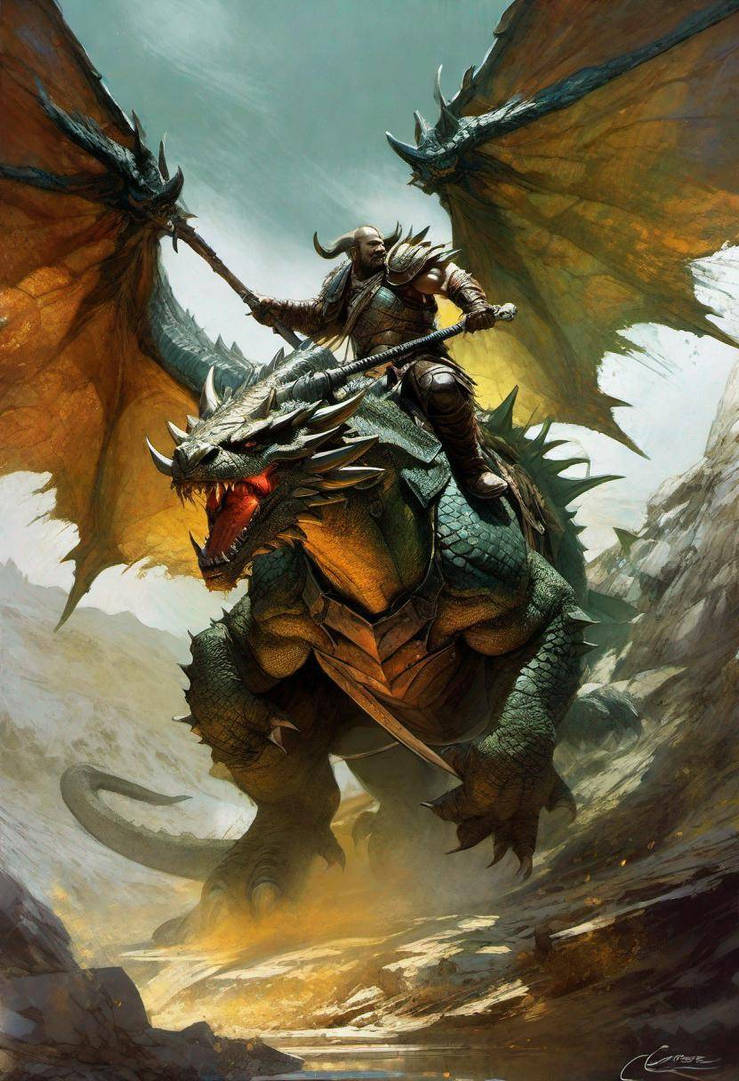 Dragon Rider 0312 by IonicAI on DeviantArt