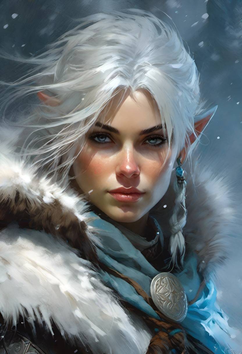 Winter Elf 0512 by IonicAI on DeviantArt