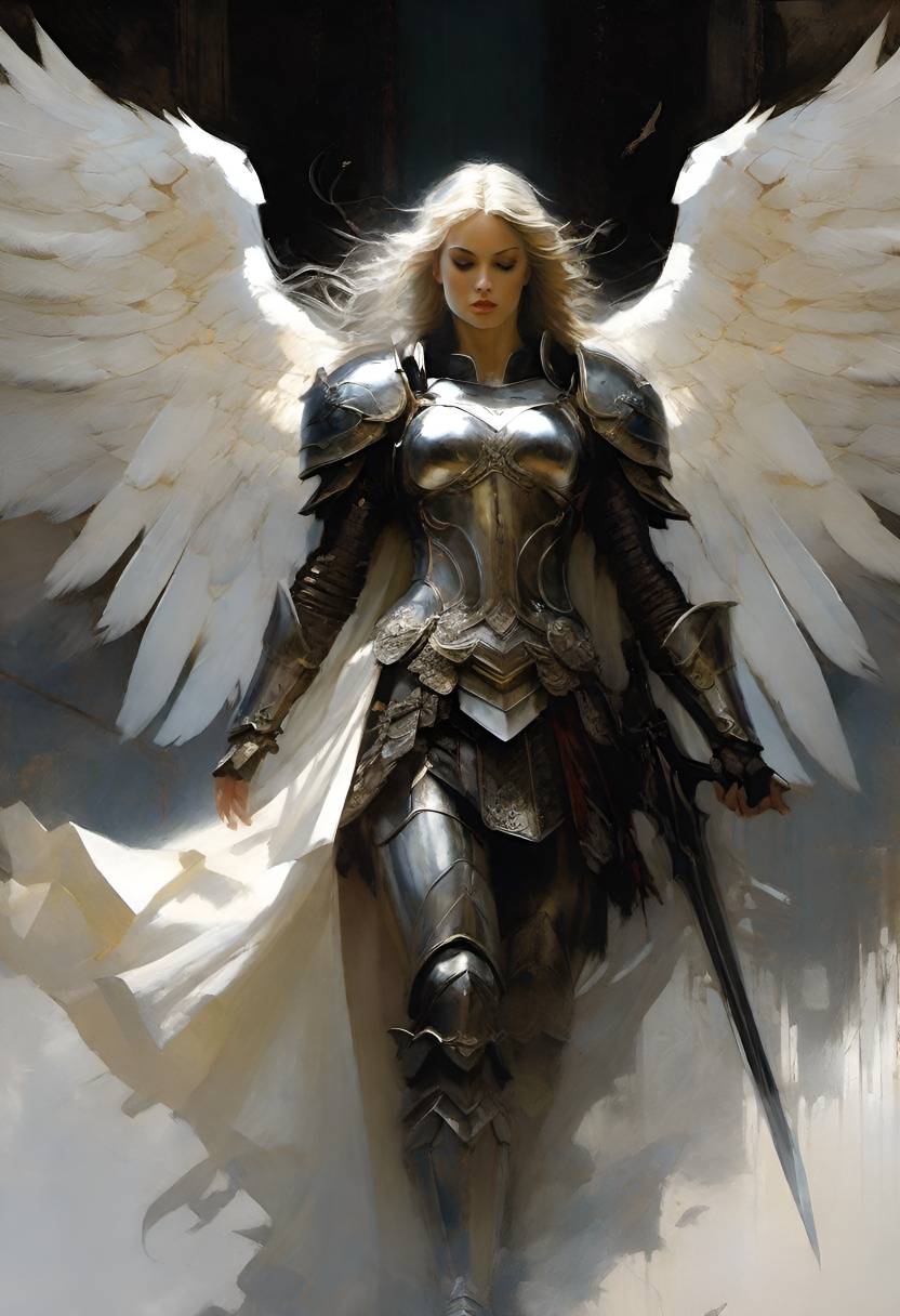 Springtime Warrior Angel Warrior Angel 1901 by IonicAI on DeviantArt