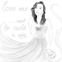 love me and the world is mine