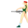 Cammy and machine gun!