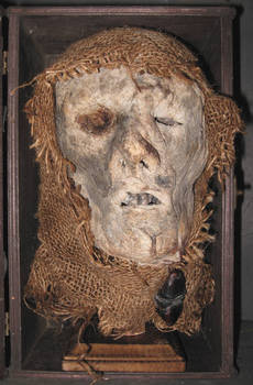 Mummified Monk Head Gaff 2