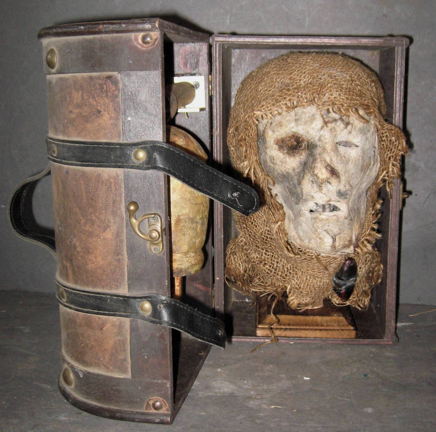 Mummified Monk Head Gaff 1 by DETHCHEEZ