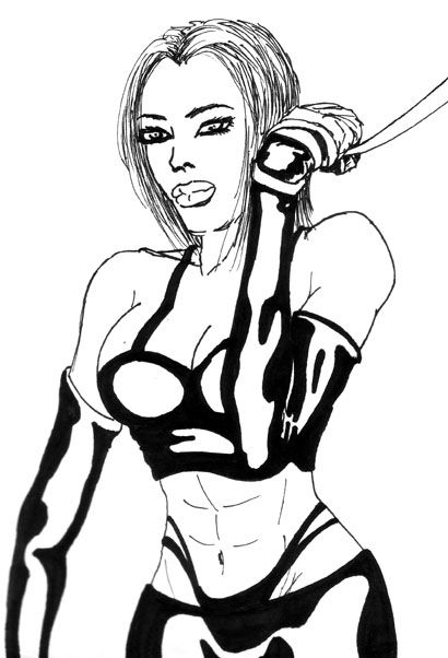 bondage chica