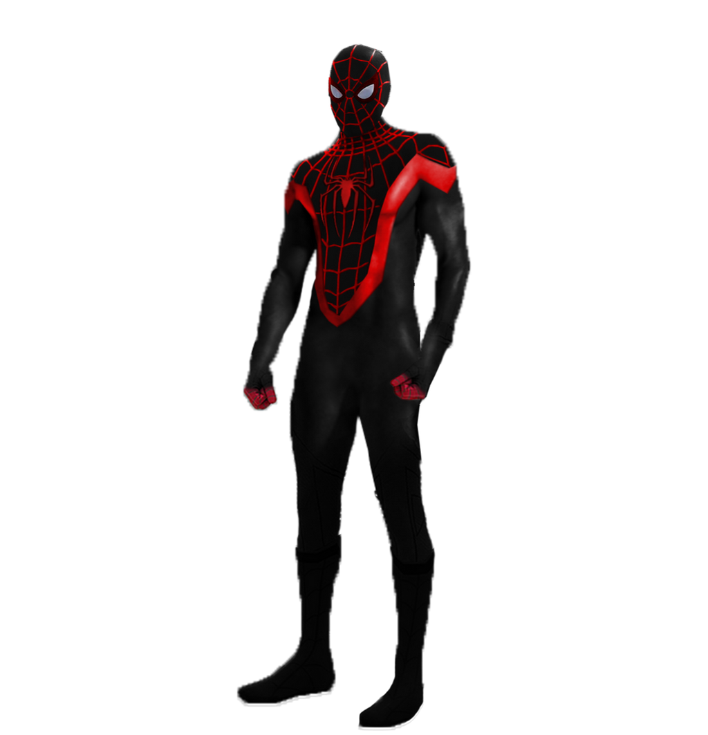 Miles Morales Spider Man Transparent By Savagecomics On Deviantart
