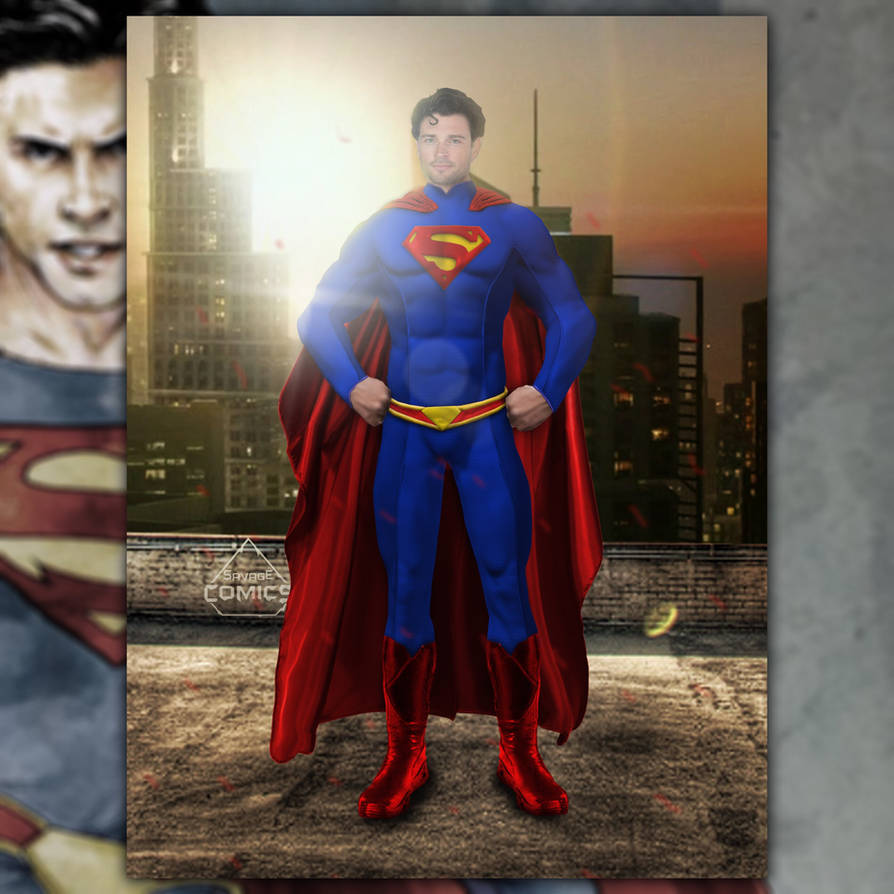 Tom Welling Superman - Season 11 suit by SavageComics on DeviantArt