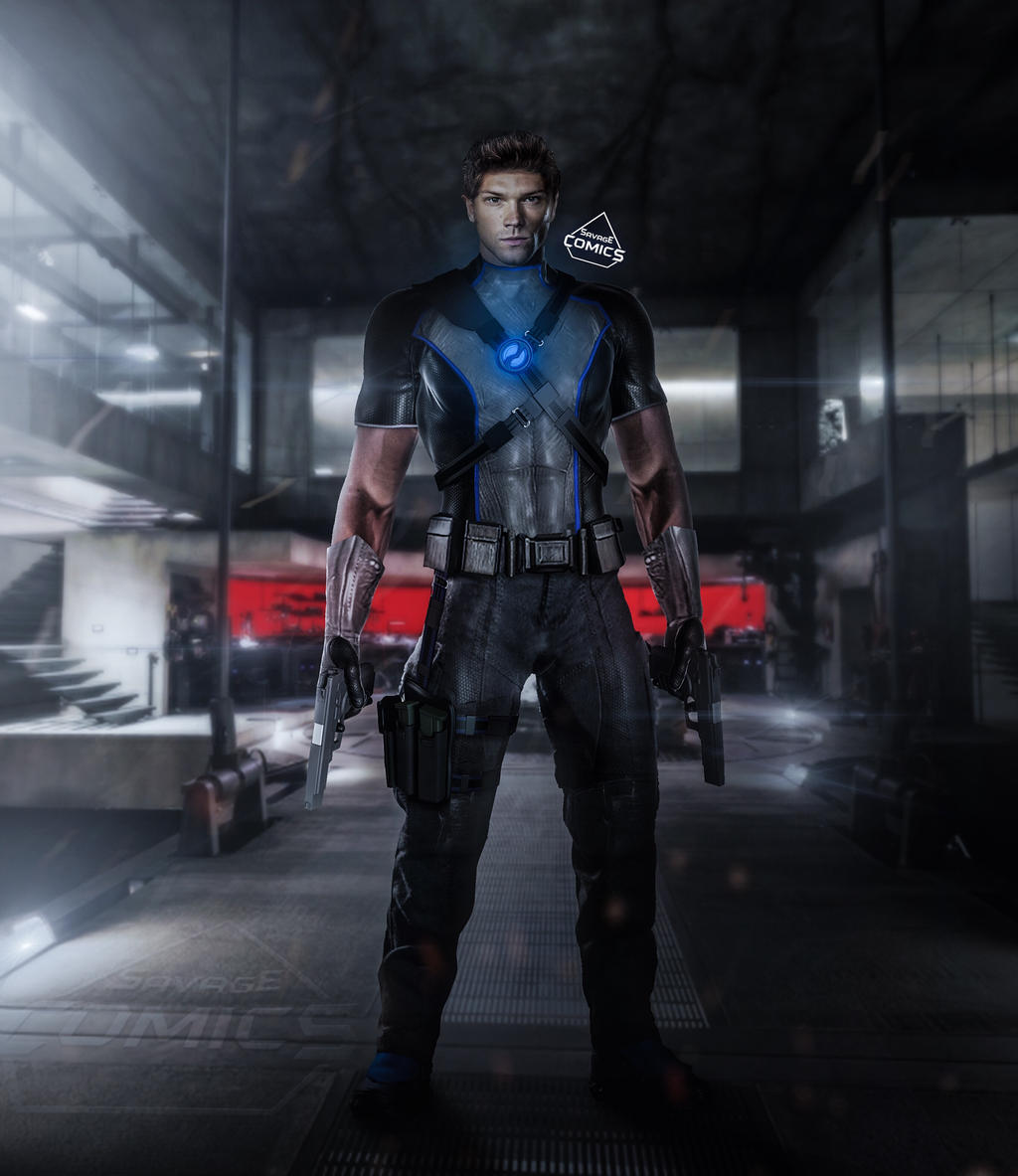 Jared Padalecki Dick Grayson/Agent 37 by SavageComics on DeviantArt