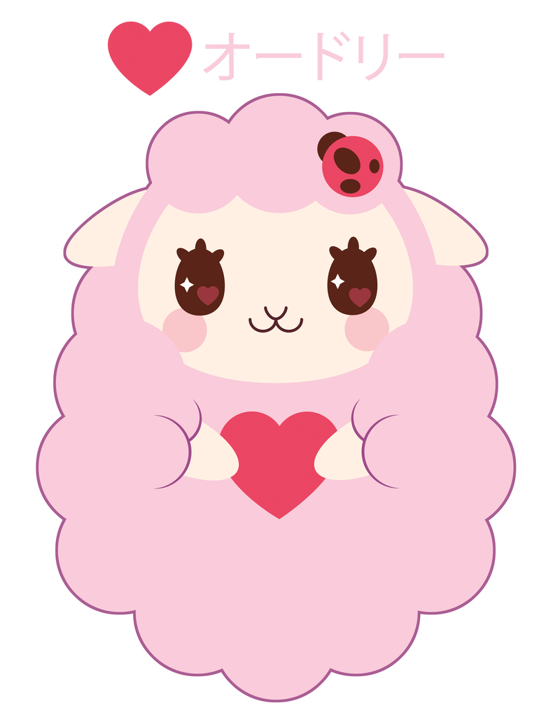 Chibi Pink Sheep for Sarah and Emily ::GIFT::