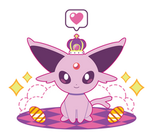 Crowned Espeon ::COMM::