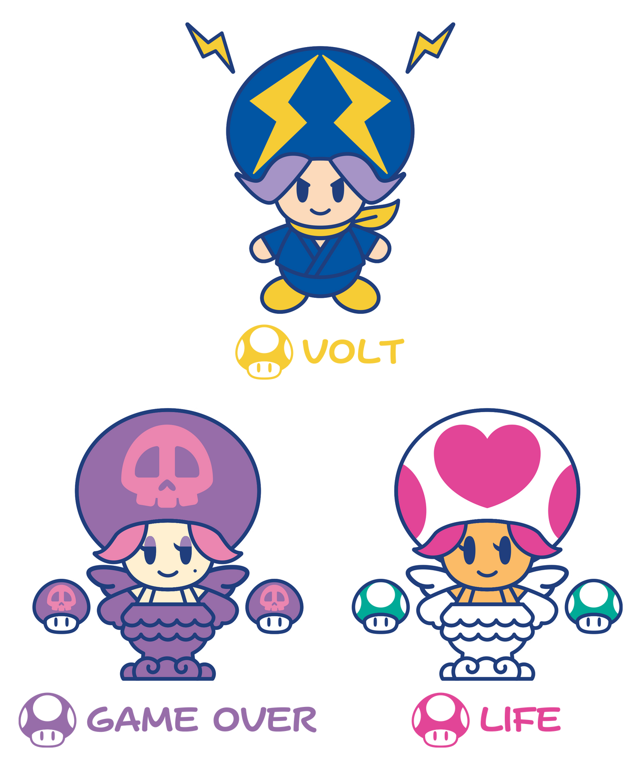 ::OPEN:: Paper Mario Shrooms ::ADPT:: by Itachi-Roxas on DeviantArt
