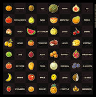 Pixel Fruit Collection