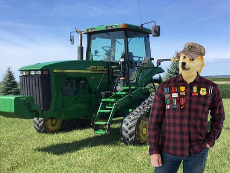 True chads play farming simulator by the-texan-doge on DeviantArt