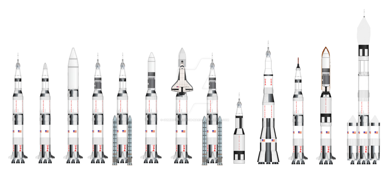 Saturn rockets (My story timeline) by Gumiho-Fox-from-Mars on DeviantArt