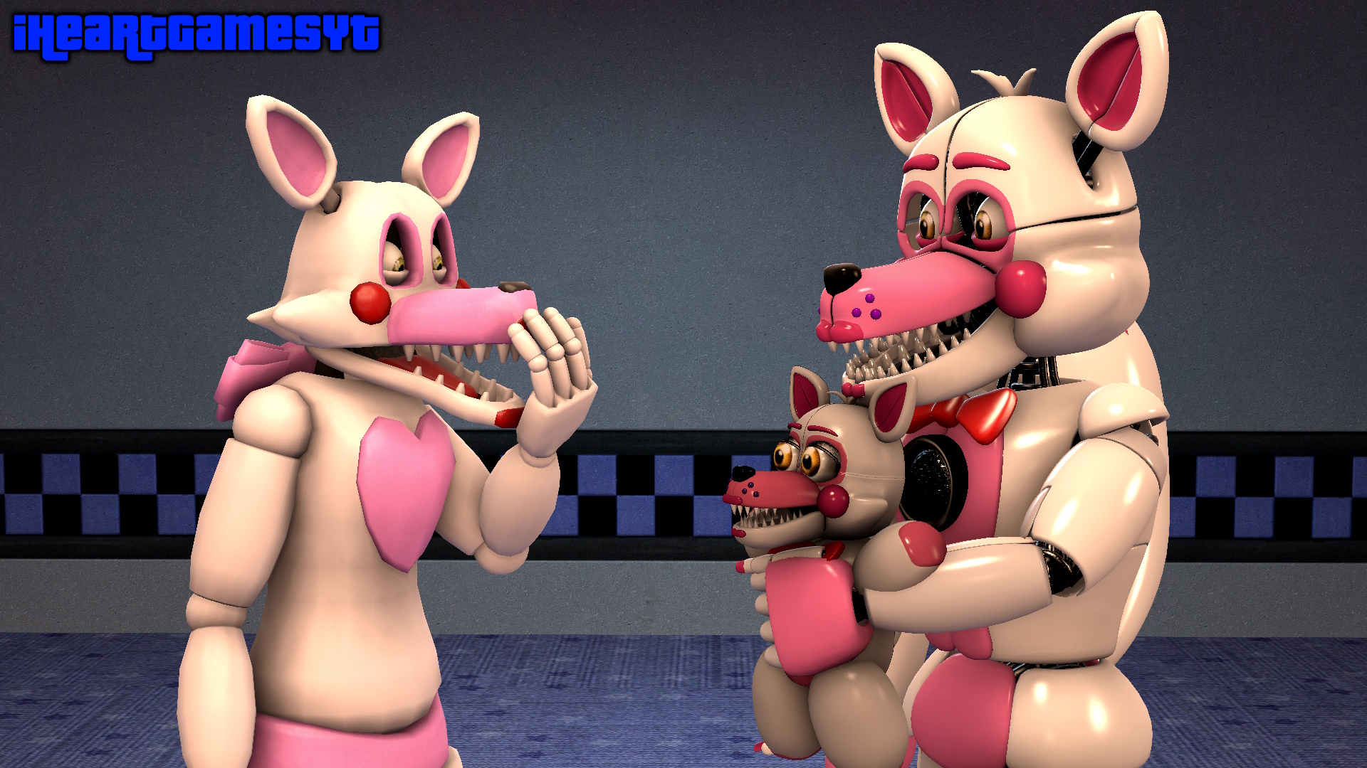 Lolbit And Funtime Foxy! (FNAF/Blender) by Pattman2005 on DeviantArt