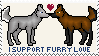I support Furry Love