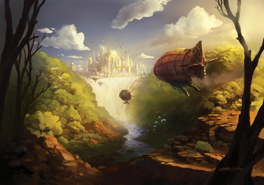 Arrival in Sochen Falls by FelipeCagno