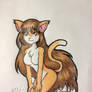 Mixed breed anthro girl (COLORED!)