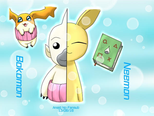 Boxomon Bokomon y Neemon by AnaidNoFansub on DeviantArt