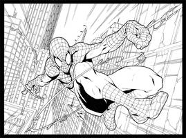 Spiderman - Inking