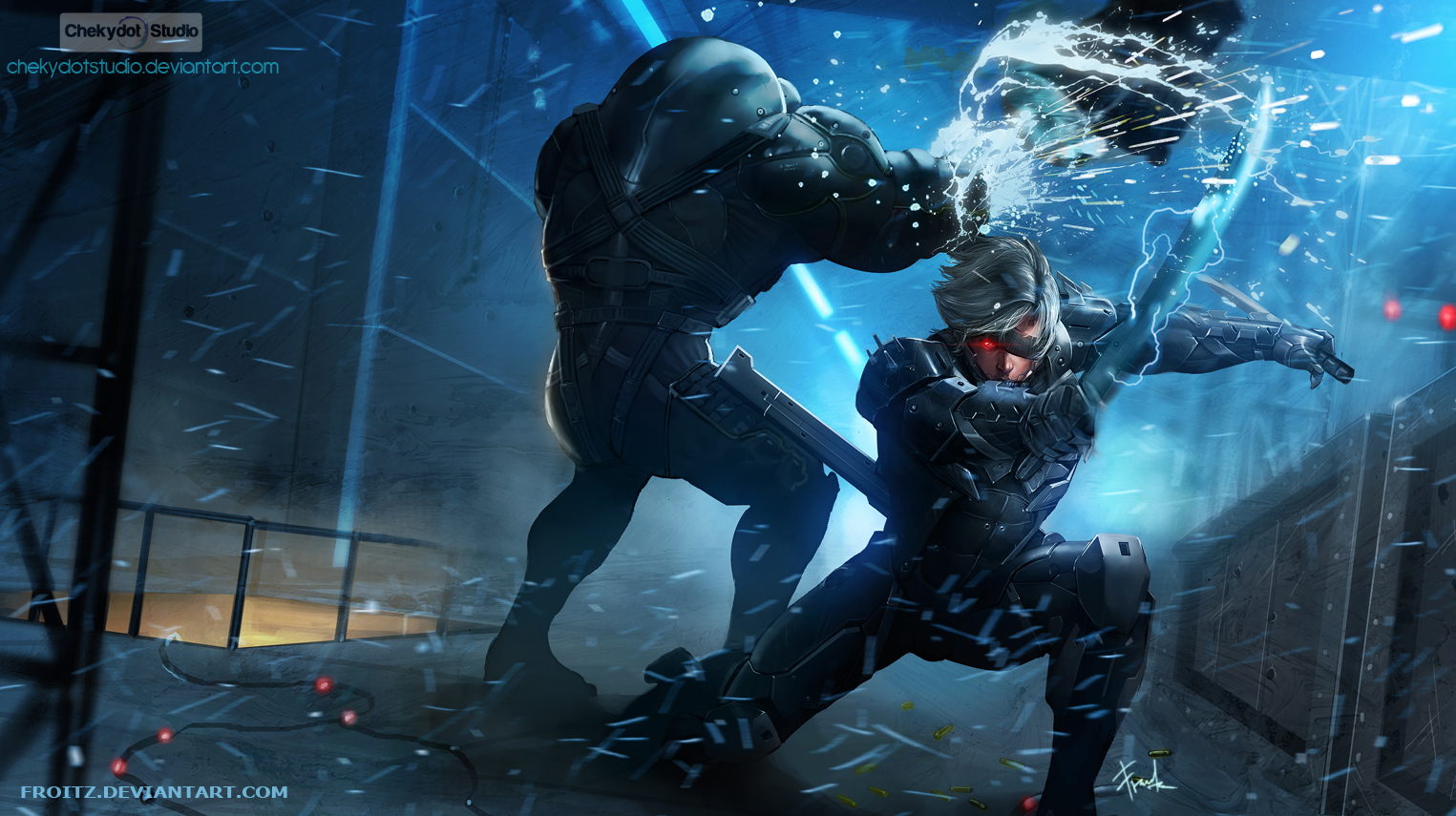 Raiden Metal Gear Rising : Revengeance 03 by ChekydotStudio on