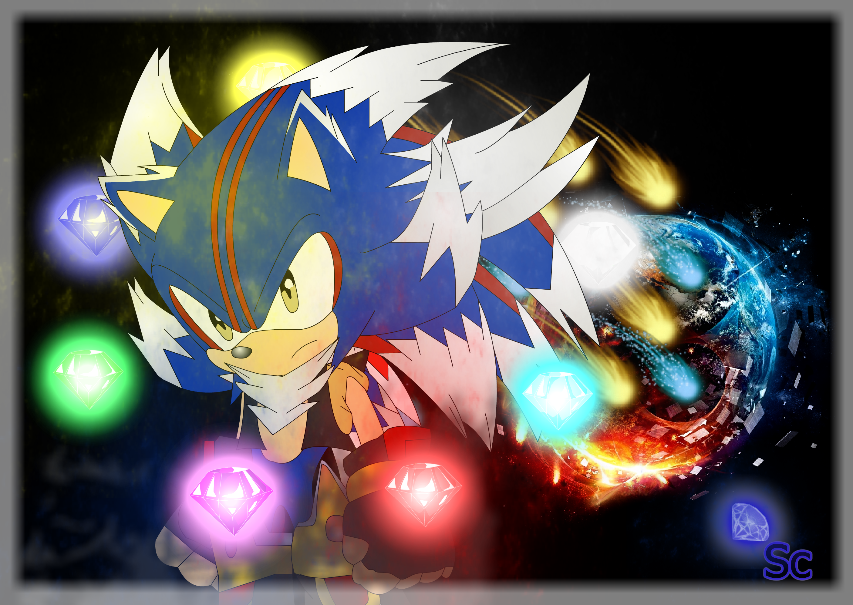 ShadowLifeman on X: Super Sonic Heroes - Super Sonic, Super Tails