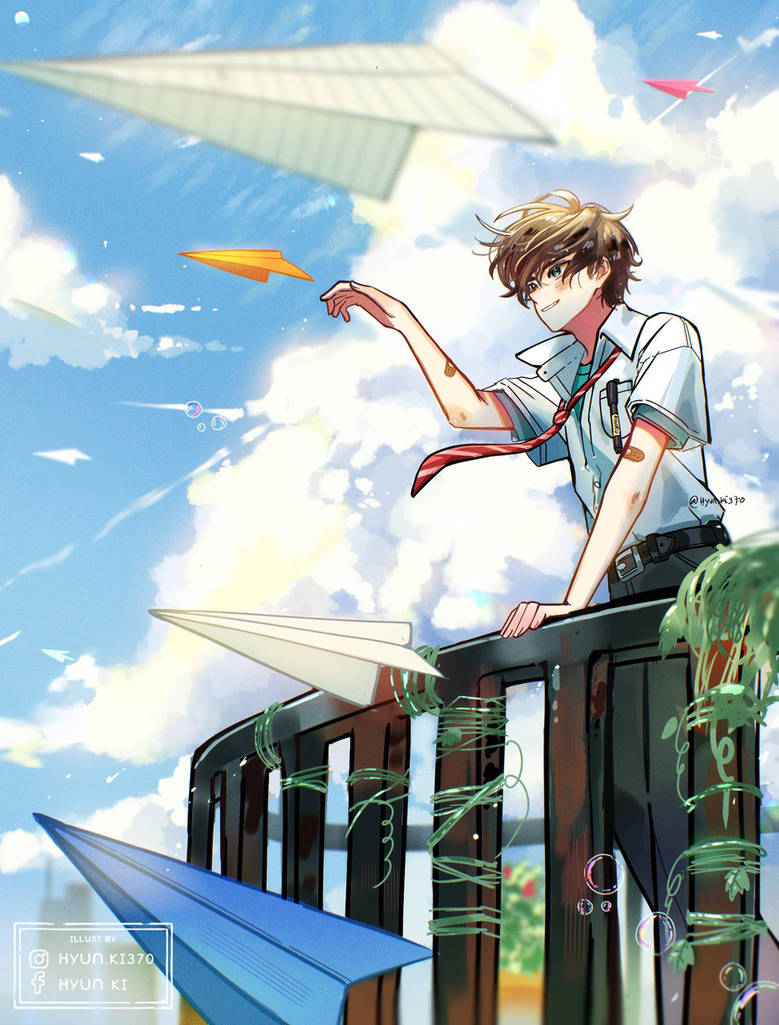 Paper airplane by HyunKi370 on DeviantArt