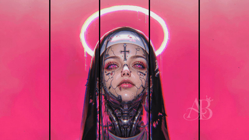 Neon Ai Works Steam Workshop - Neon Cyber Nun by AiriBloom on DeviantArt