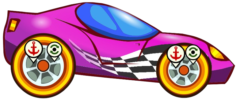 Cartoon Rose Racing Pink Race Car 2 (Desktop Racing 2) by Mateusgchaves on DeviantArt