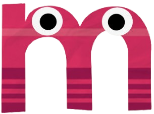 M Using Face Endless Reader M Lowercase With Face by Mateusgchaves on DeviantArt