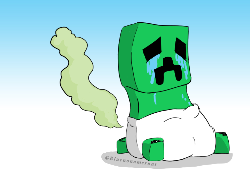 Cute minecraft creeper by DinowCookie on DeviantArt