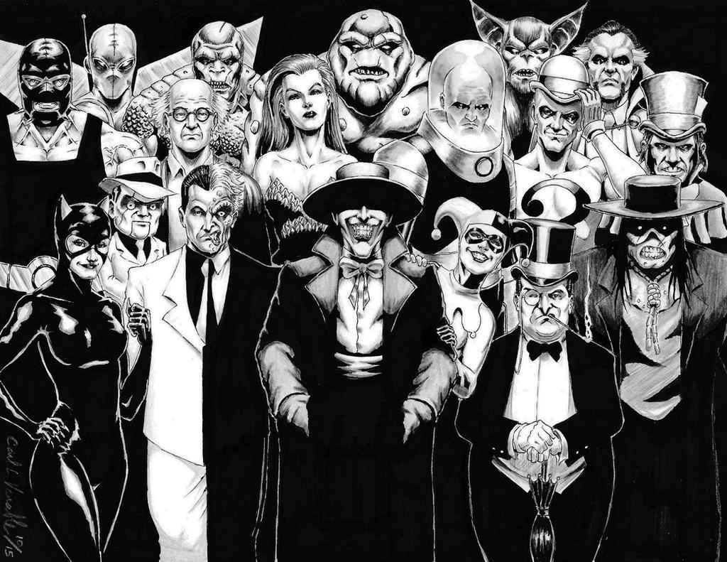 Batman Rouges Wallpaper Batman Rogues by icecreamman2010 on DeviantArt