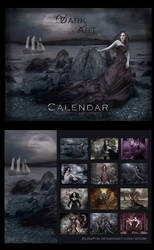 + DARK ART Calendar +