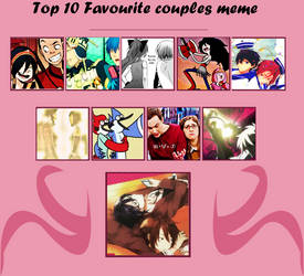 Top 10 Favourite Couples Meme