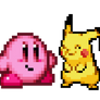 Sonic, Pokemon BW X Kirby and Pikachu Friendship