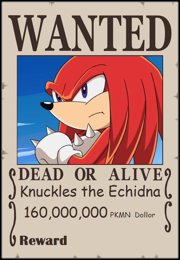 SPBWX Wanted Poster Knuckles