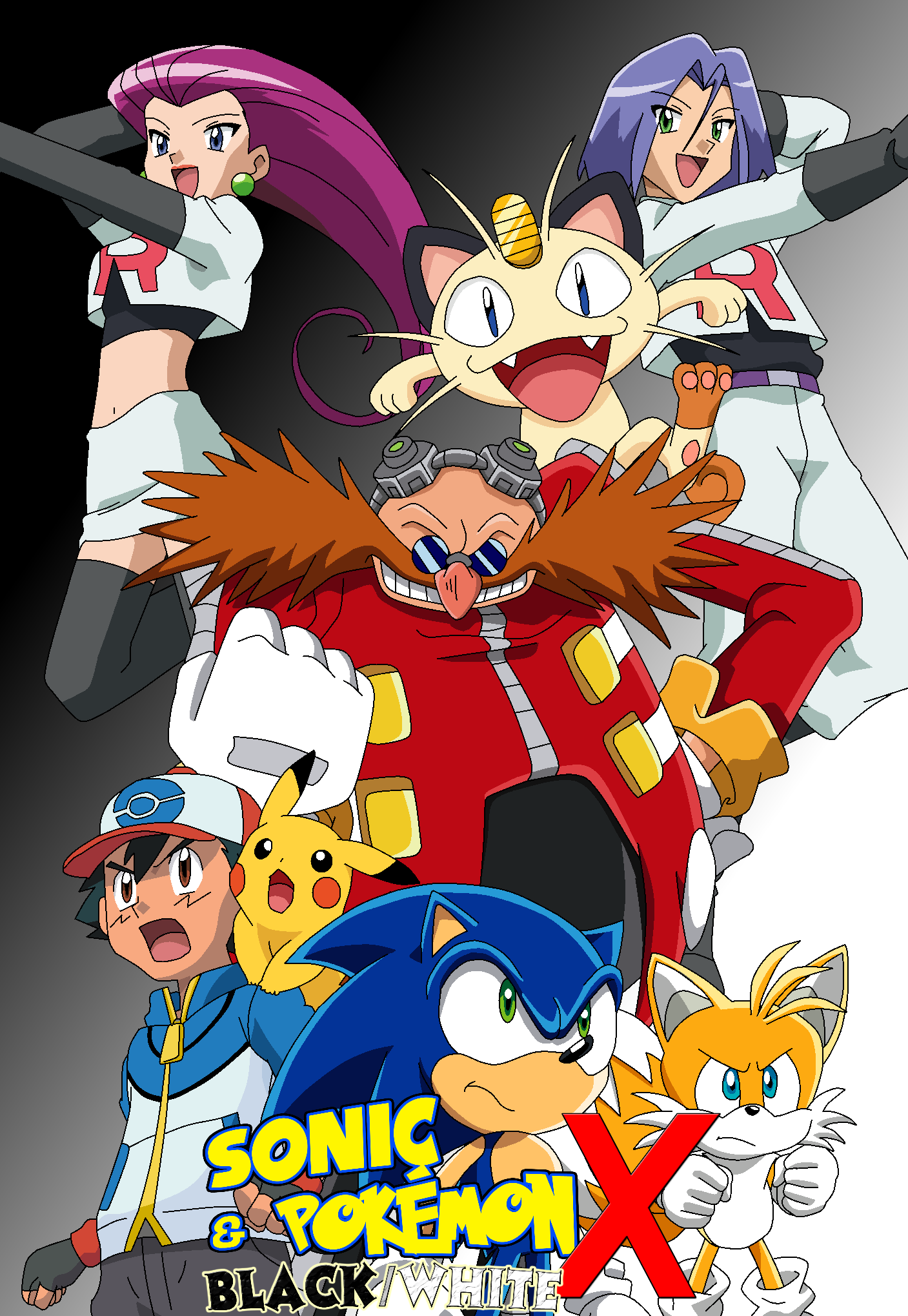 Pc Sonic And Pokemon Bw X Volume Dvd Cover By Aquamimi123 On Deviantart